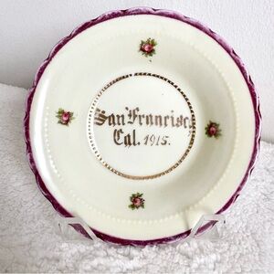 1915 San Francisco Ceramic Bowl World's Fair Panama Pacific Antique